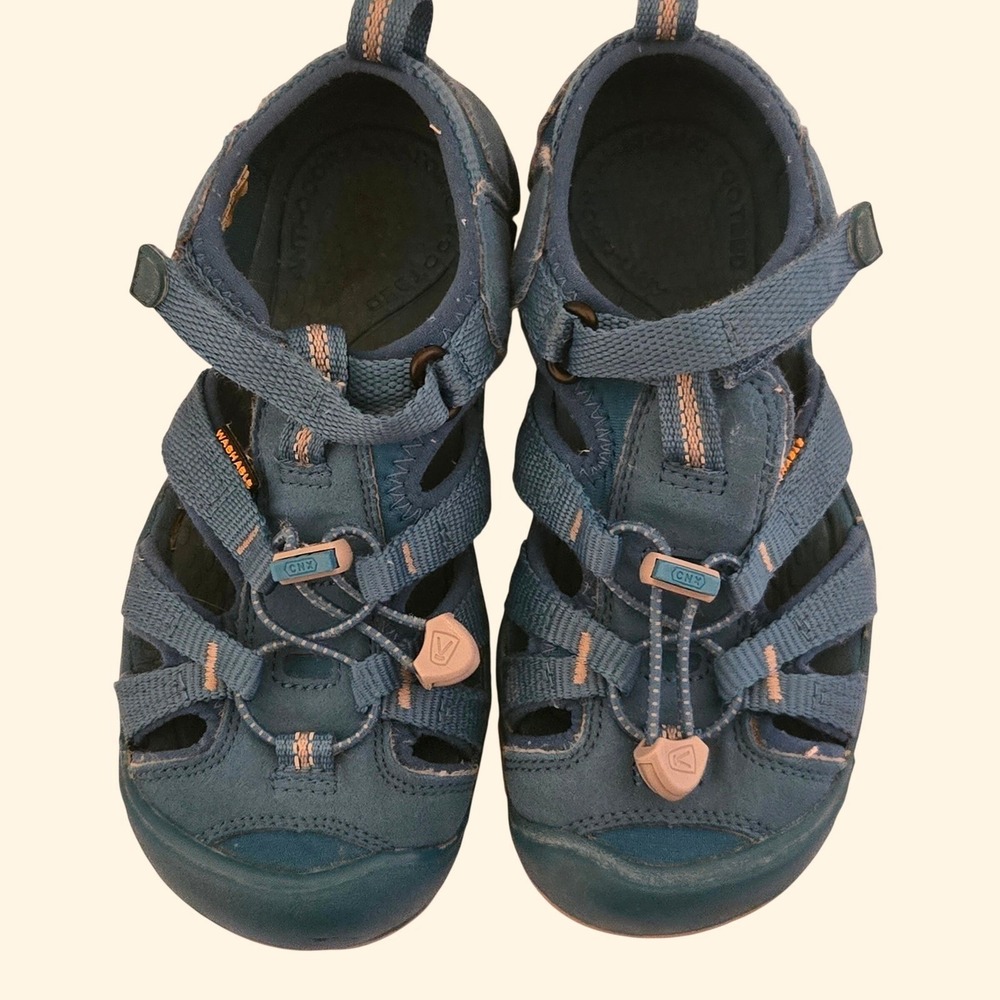 Keen Kids Seacamp II CNX Water Sandals Blue Pink Size 13 US 1020685